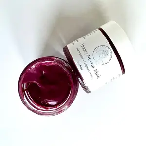 Honey Nectar Enzyme Face Mask - Enzymes, Bee Propolis, Elderberry - Gentle Exfoliation, Brighten, Sooth, Hydrate - Luxurious, Indulgent Superfood Mask
