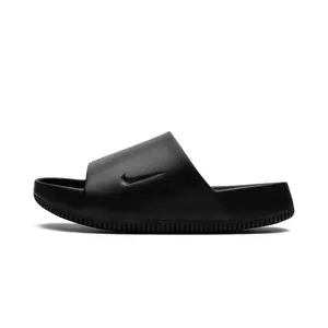 NIKE Calm Slide Foam Slipper - Black, Easy Slip-On Sports Footwear, Sneaker FD4116-001
