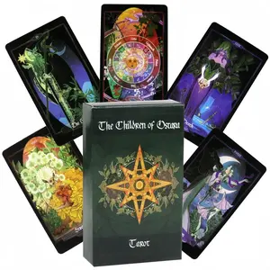 Tarot Card Game, 78sheets/set Classic Tarot Cards, Family Party Entertainment Game Card, Family Fun Game, Casual Table Card Game for Kids & Adults