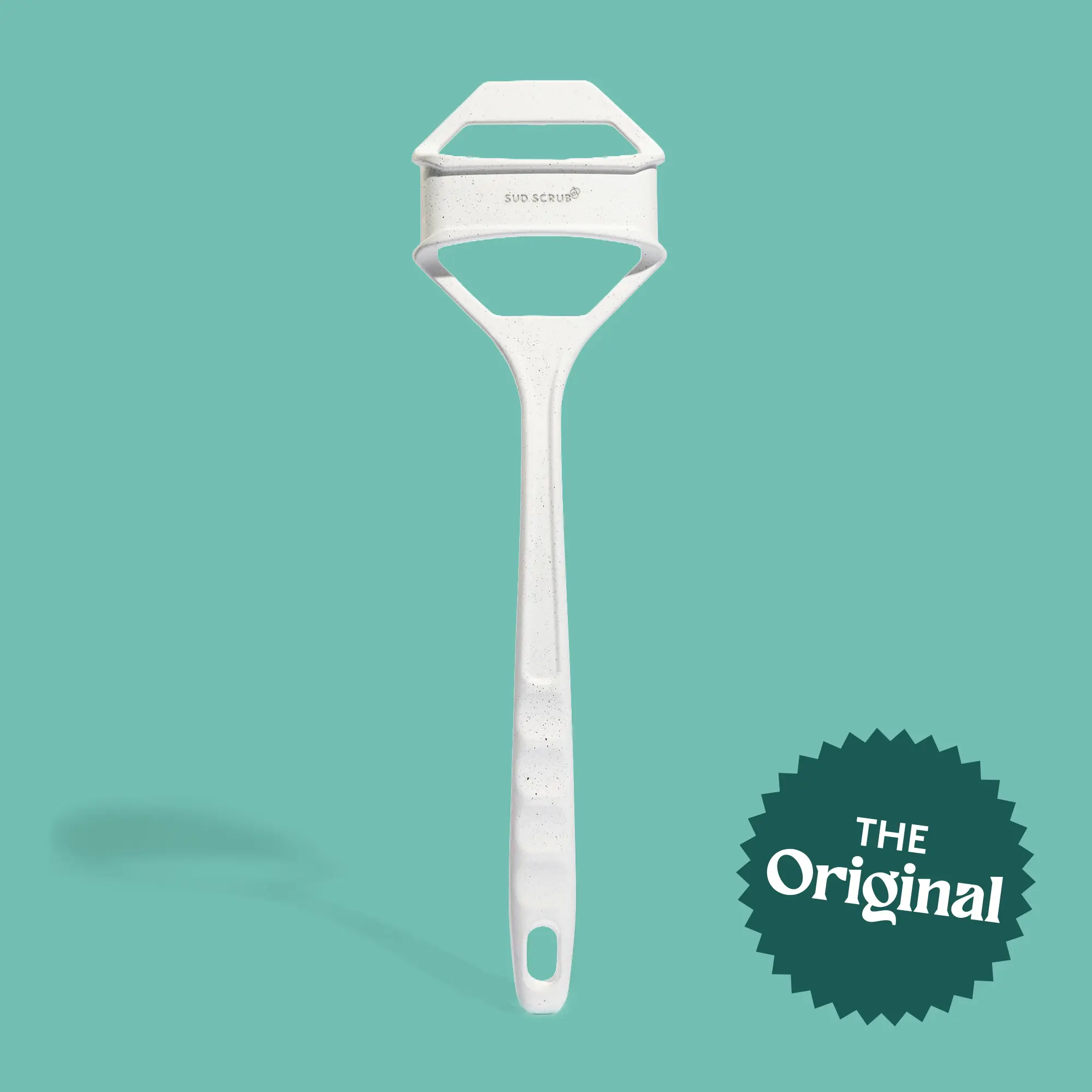 Sud Scrub Extender Handle, Back Scrubber Attachment For Silicone Body Scrubber, Bath Accessories for Shower Brush