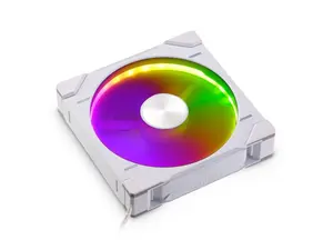 Phanteks D30-140 DRGB PWM FAN, Premium D-RGB Performance Fan, ARGB/DRGB lighting, Daisy-chain Fan Linking system, White