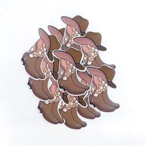 Boho Daisy Boots Sticker | Oh Honey Designs |
