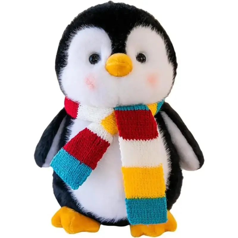 8in Kawaii Penguin Stuffed Animal Plush - Soft Squishy Fidget Toys, Collectible Stress Relief Toy, Ideal Unisex Birthday Gift for Girlfriends