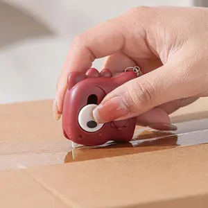 1 Pc Mini Dinosaur Box Cutter – Magnetic safety opener for packages and cartons, Cutting Supplies. Portable compact design for easy unboxing, safe and convenient everyday tool.