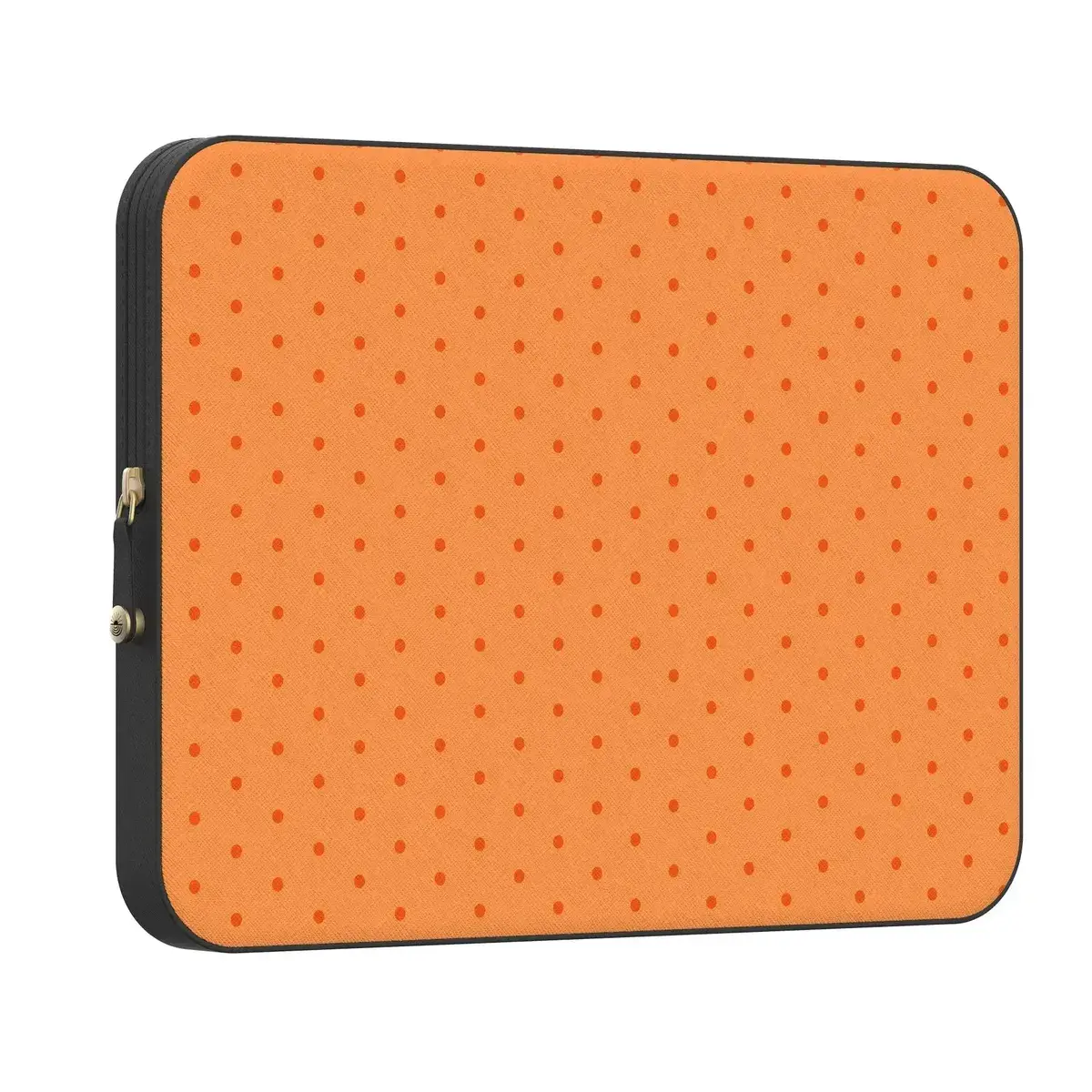 Casely MacBook Laptop Sleeve Case | On the Dot | Orange Polka Dot