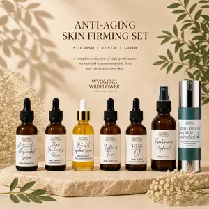 Anti-Aging Skin Firming Box- $185.93 Value- Skin Care Set- Natural Skincare- Wyoming Wildflower Peptide Repair Retinol