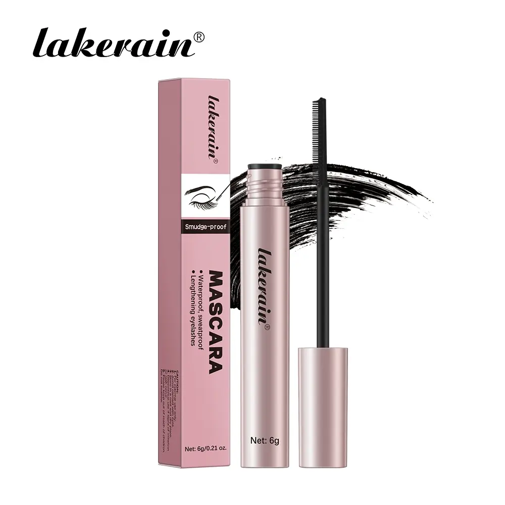 Long Lasting Eyelash Extensions Voluminous Lengthening Beauty Mascara, 2 Counts Waterproof Smudge Proof Mascara, Professional Eye Enhancement Makeup Products for Women