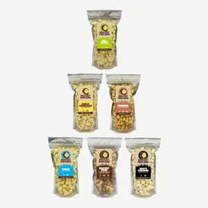 6-Pack Mixed Gourmet Flavored Popcorn - Bigfoot Popcorn