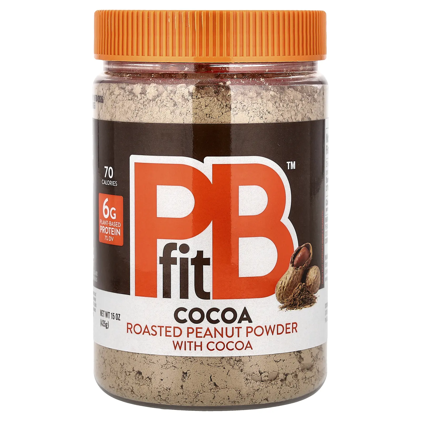 PBfit Roasted Peanut Powder with Cocoa , 15 oz (425 g)