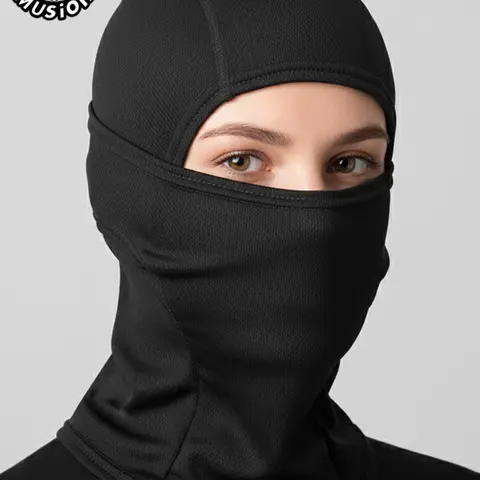 Women's Full Face Mask, Windproof Dustproof Sun Protection, Fashion Multi-Functional Balaclava for Motorcycle and Outdoor Activities, Breathable Face Cover, Face Covering, Outdoor Sports Mask