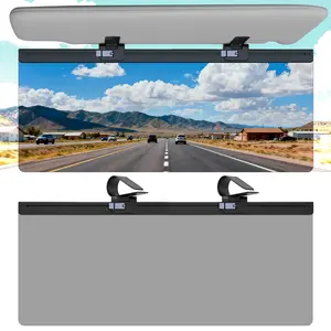 FLLIK Car Sun Visor Extender – UV400 Polarized, 540° Adjustable, 15.4"×6.6", Car Accessories, Accessories For Car