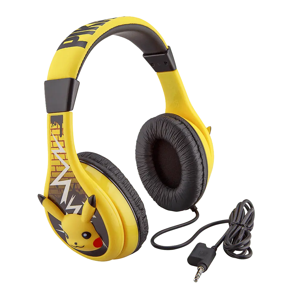 Pokemon Pikachu Wired Headphones for Kids