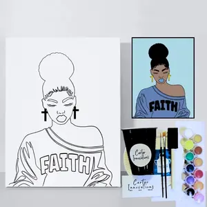 Pre Drawn Canvas | Faith