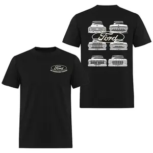 Ford Trucks American Icon Tee, Soft Organic Cotton Shirt for Men & Women, Made in USA, Classic Fit S-3XL for Daily Wear