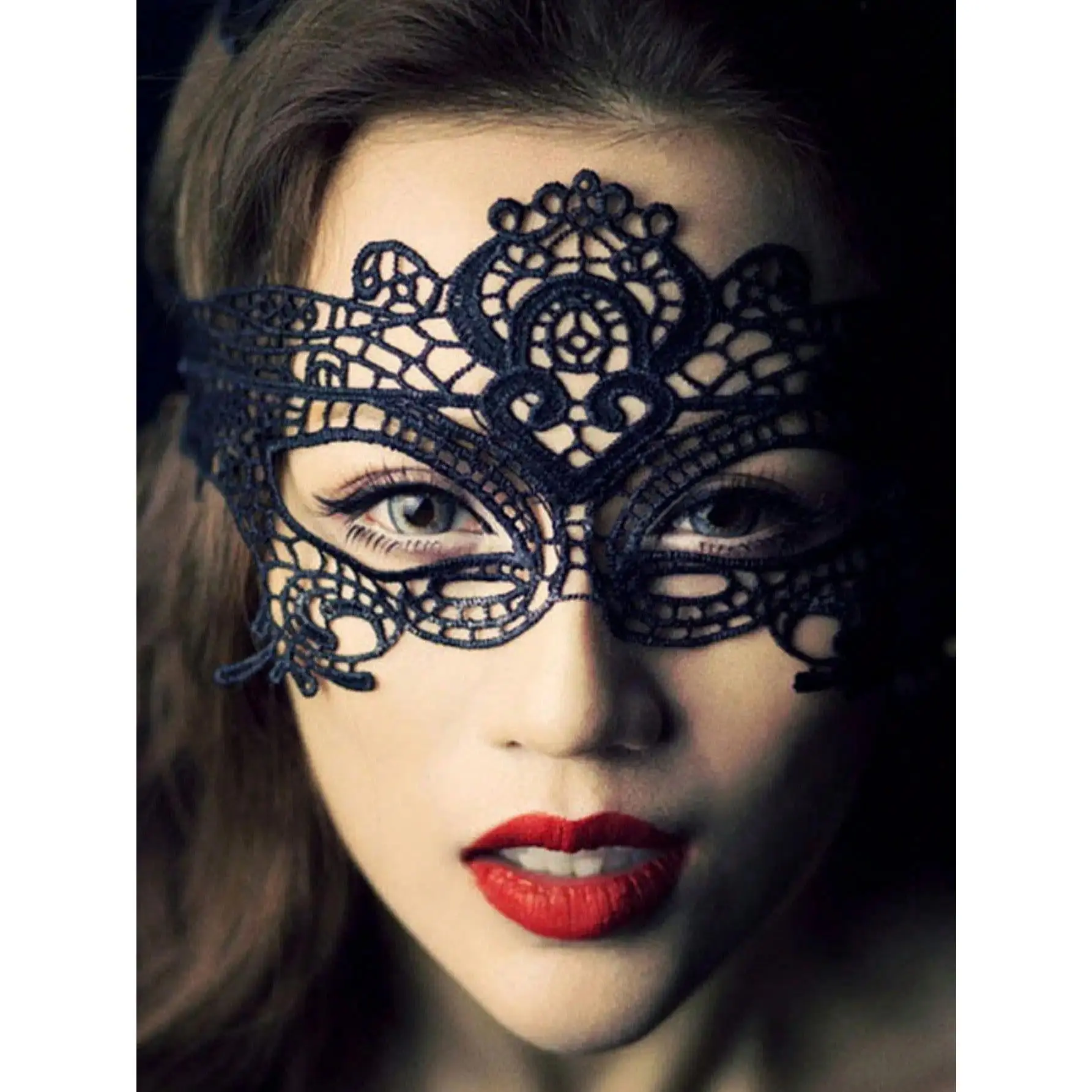 Black Lace Sexy Mask For Women, Christmas Party/Ball Masquerade Costume Mask