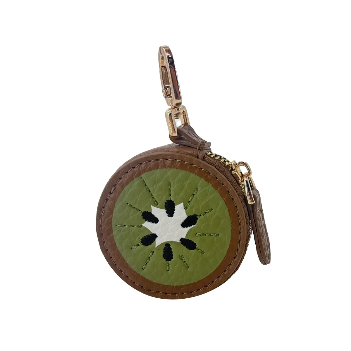 Mini Strawberry Charm Coin Purse Keychain, Adorable Fruit-Shaped Women's Wallet with Golden-Tone Clasp, Compact Portable Hand-Washable Home Organizer Storage Bag, Christmas Gift