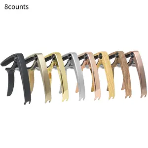 2 in 1 Guitar Capo, Guitar Capo, Guitar Tuner, Guitar Accessories for Folk Classical Electric Wooden Guitar, Music Accessories