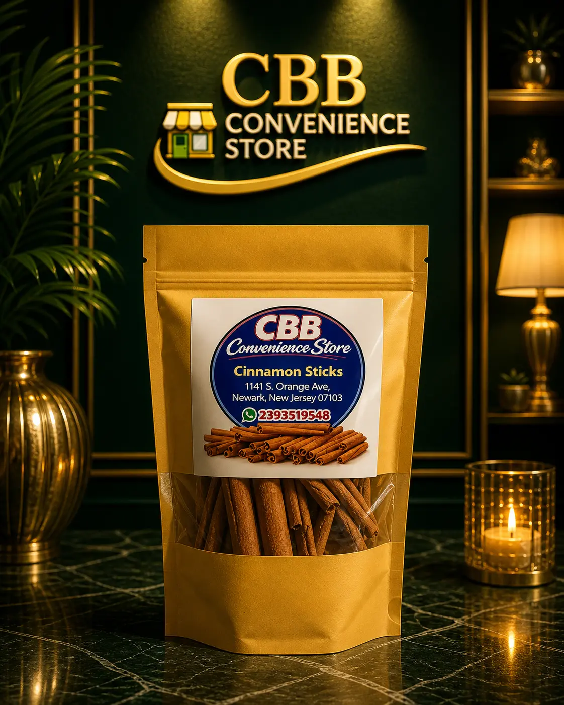 Premium Cinnamon Sticks – Natural Whole Cinnamon (Fresh & Aromatic)