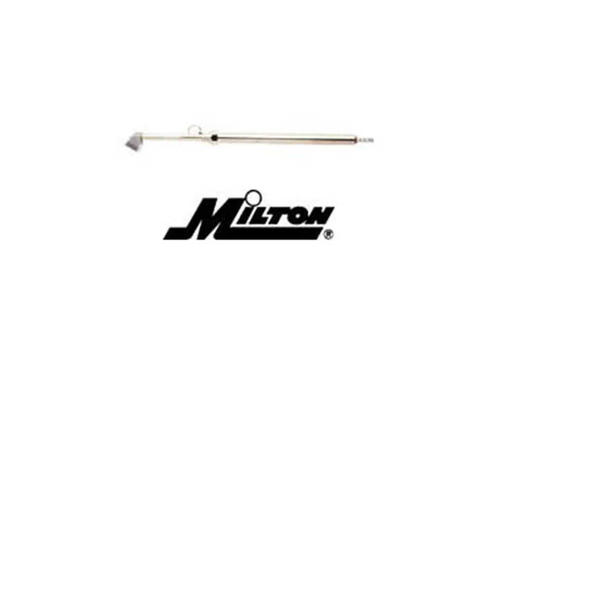 Milton MI976S Plated Brass Dual Head Service Gage - 10 to 160 Psi/80 to 1100 Kpa, 2-Sided Calibrated Automotive Diagnostic Pressure Check Car Repair Tool
