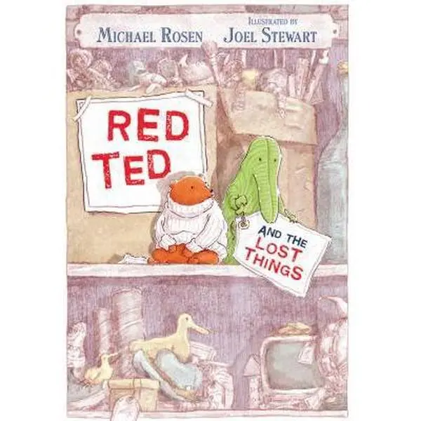USED Book - Red Ted and the Lost Things by Michael Rosen (Hardcover) - english
