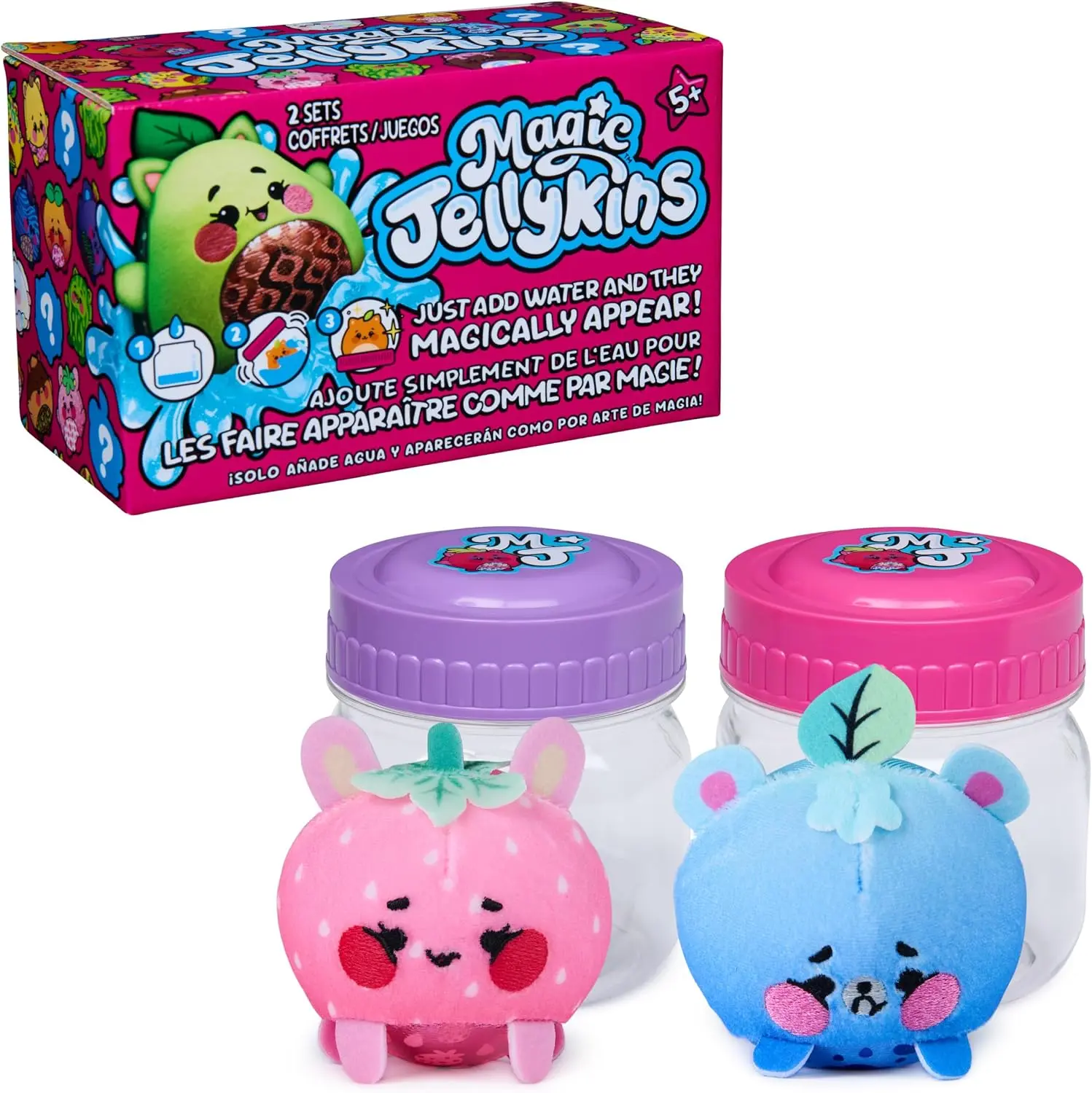 Magic Jellykins 3-Inch Water-Activated Surprise Toys 2-Pack