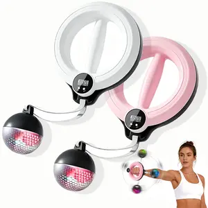 3-in-1 Multifunction Weighted Cordless Battle Ropes & 360° Rotating Wrist Trainer - Quiet, Portable Home Gym Equipment for Full-Body & Arm Strength Training.