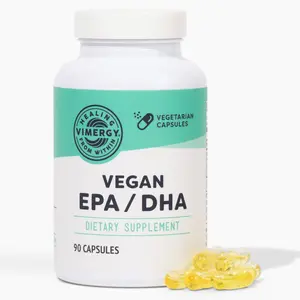 Vimergy Vegan EPA/DHA Capsules - Heart & Cognitive Brain & Inflammation Support (90 Count)
