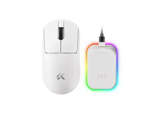 MCHOSE A7 V2 Pro Plus Tri-Mode Lightweight Gaming Mouse, Dual 8K Wired/Wireless, PAW3950TI, 500mAh