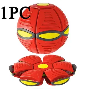 Kids Bouncing Ball, Magic Flying Saucer Deformable Ball, Super Elastic, Anti‑crushing & Anti‑drop, Interactive Entertainment Ball, Ideal for Parent‑child Interaction, Playroom and Multiple Scenarios