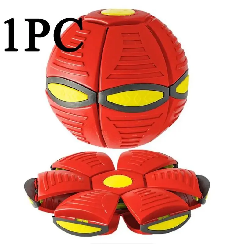 Kids Bouncing Ball, Magic Flying Saucer Deformable Ball, Super Elastic, Anti‑crushing & Anti‑drop, Interactive Entertainment Ball, Ideal for Parent‑child Interaction, Playroom and Multiple Scenarios, Bouncy Ball