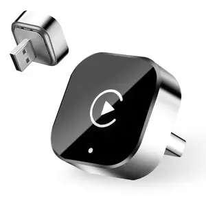 2026 Wireless CarPlay Adapter for Apple,for Android, Upgrade Wired to Wireless, Mini USB-C/Type-C Design, Plug and Play, No Delay Bluetooth+WIFI Stable Connection Car Play for iPhone, with Web App and OTA Updates