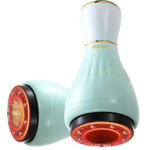 Electric Cupping Massager for Body with Suction, Microcurrent, Red Light & Heat, 12 Intensity ,Masseur anti-cellulite Silhouette  Pro+ for Back, Neck & Shoulder Comfort,Heating Vacuum Suction Gift
