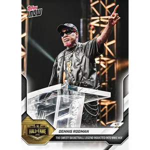 2026 Topps NOW WWE Dennis Rodman - Too Sweet! Basketball Legend Inducted into WWE HOF #HOF4