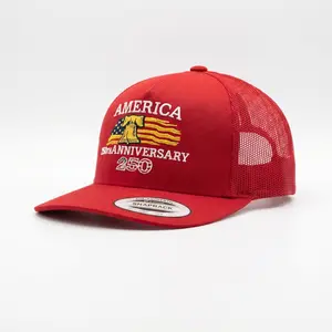 250th Anniversary 1776-2026 American Independence Commemorative Baseball Cap –Adorned with an embroidered American flag， Daily Casual Outdoor