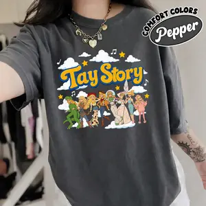 Comfort Colors TS Shirt, Gift For Music Fan, Retro Toy Friends Shirt, Cute Nostalgic Toy Inspired Tee, Vintage Cartoon Graphic Tee