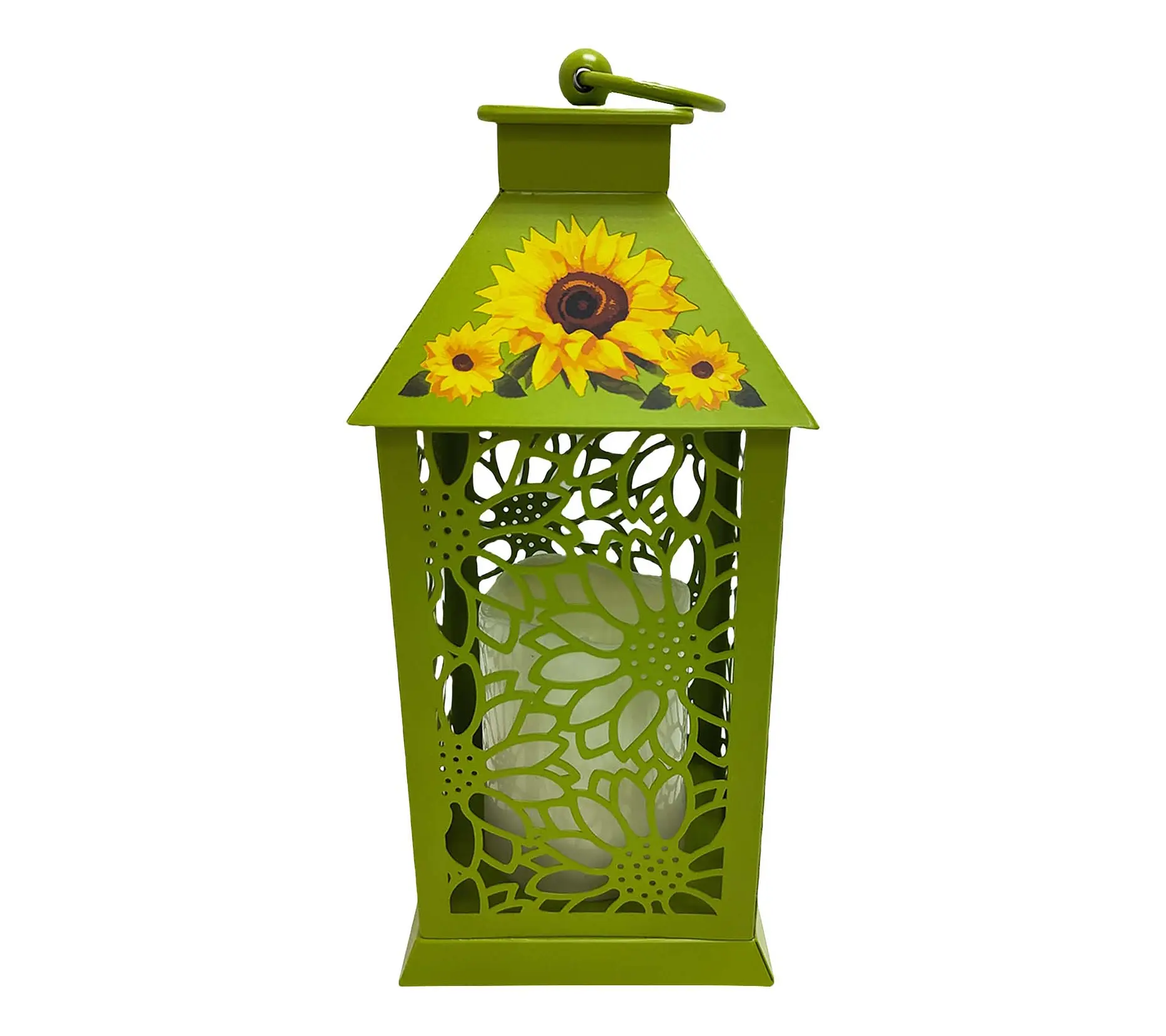 Temp-tations 11"_Harvest Lantern with Cutouts Temp-tations 11"_Harvest Lantern with Cutouts