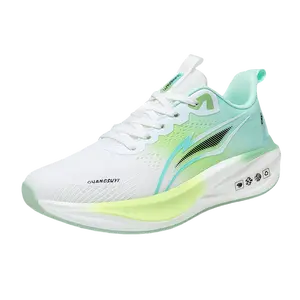 Men's Lightweight Road Running Shoes, Breathable Mesh Cushioned Sneakers, High Elastic EVA Midsole, Anti-Slip Rubber Outsole, Ergonomic Support for Marathon & Interval Workouts