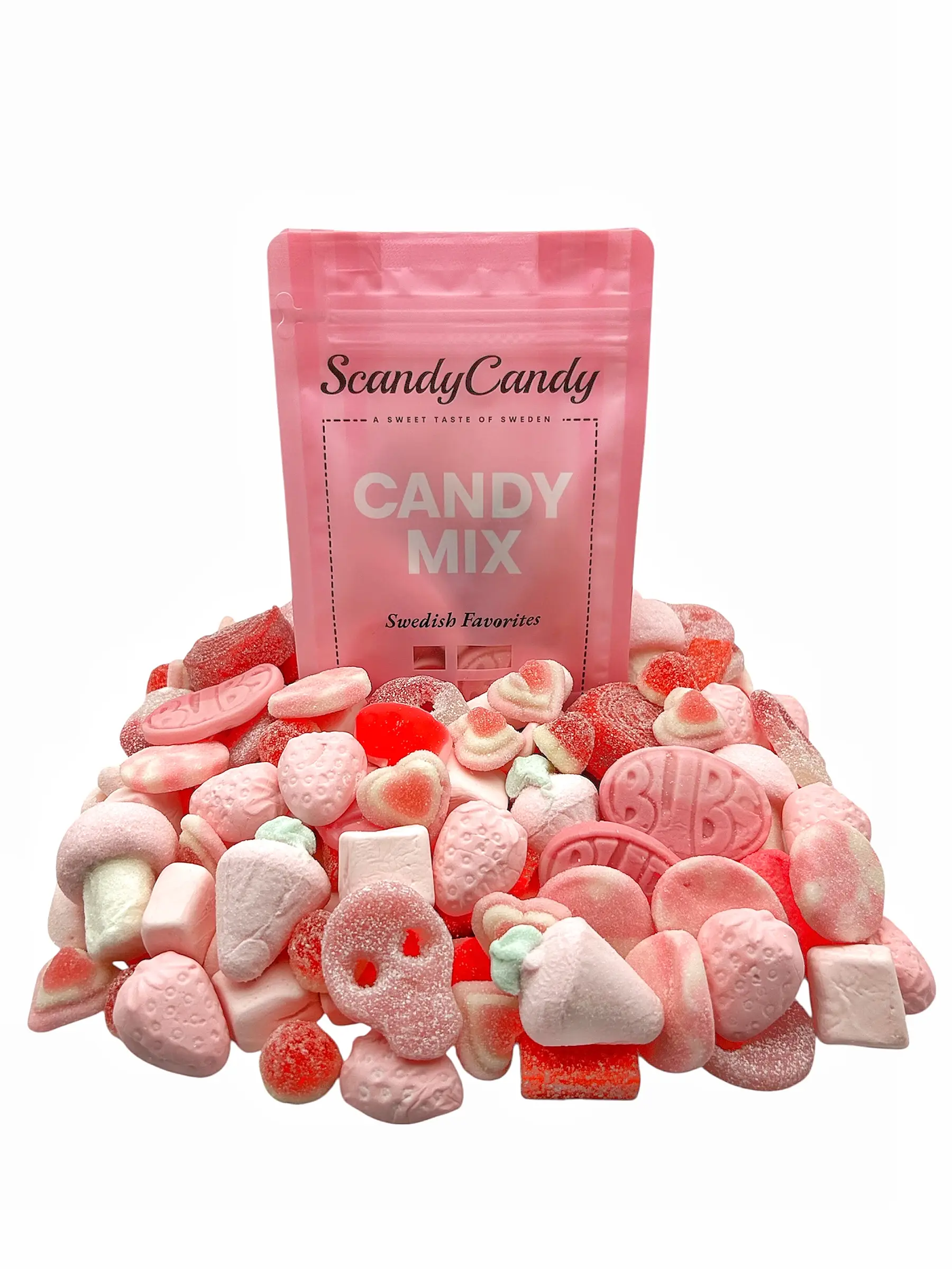 Pink Mix - 1/2lb ScandyCandy Sweet & Sour Swedish Candy Mix