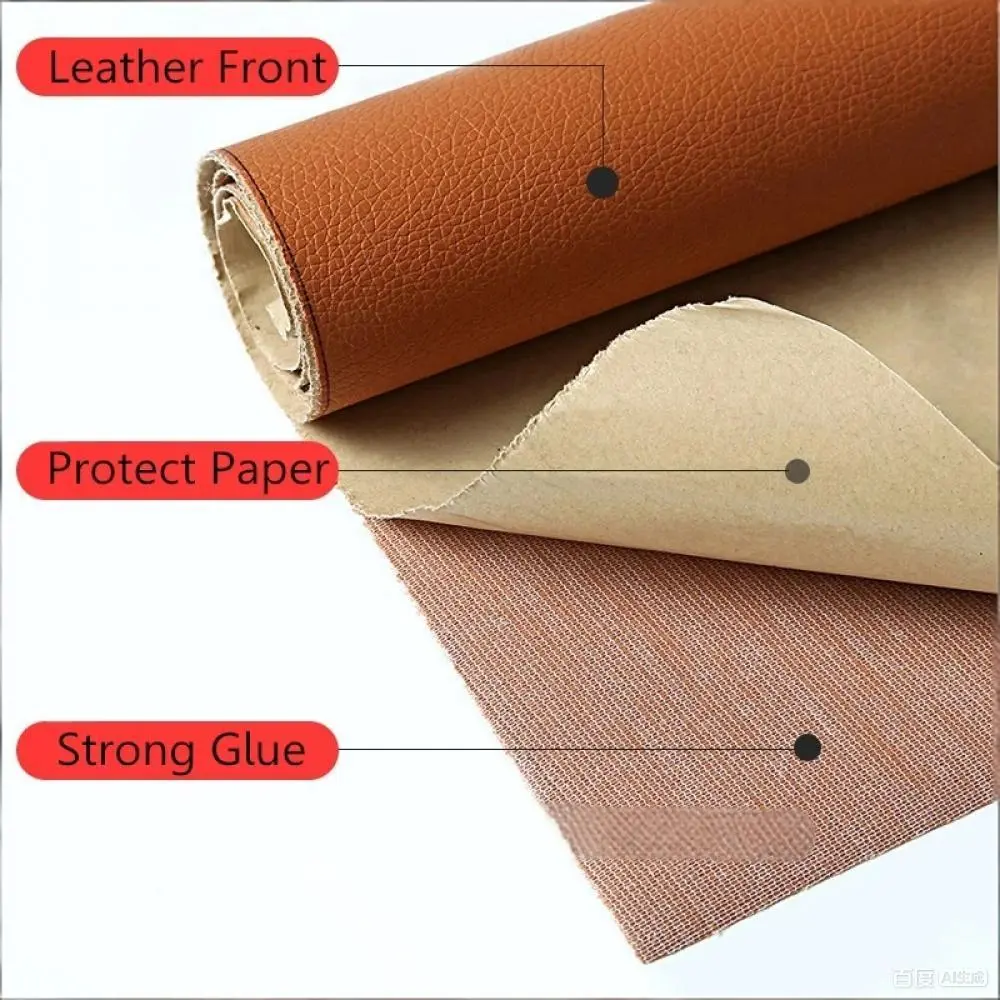 Thick Self-Adhesive Leather Repair Sticker - DIY Renewal Decal for Home Furniture, Car Seats, Purses, Handbags, Belts to Cover a Hole, Jackets