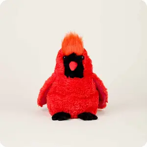 Red Cardinal Warmies - Microwavable Plush Toy Scented with French Lavender for Soothing Warmth & Comfort 11"x8"x8"