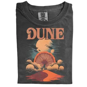 Comfort Colors Dune Movie Graphic T-Shirt, Sci-Fi Desert Adventure Tee, Dune Book Inspired Shirt, Vintage Dune Shirt, Gift for Men Women, Crew Neck T-shirt, Trending T-shirt
