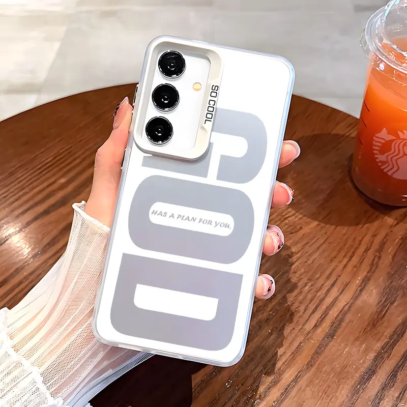 God Has A Plan for You Pattern Phone Case with Hard Back & Soft Edge Drop Protection Cover for SAMSUNG S21 S22 S23 S24 S25 Plus S22Ultra S23Ultra S24Ultra S23FE S25ultra S26+ S26Ultra