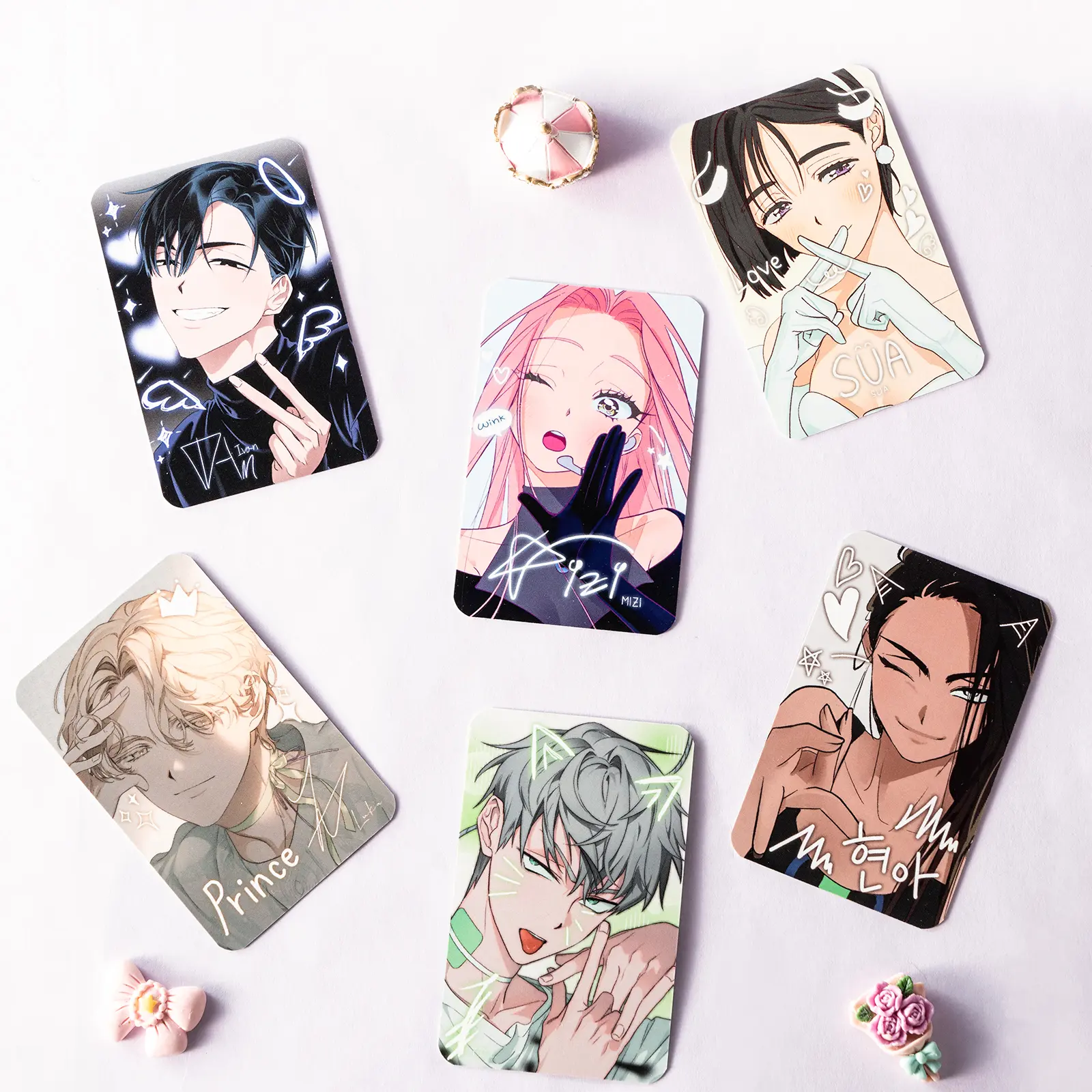 Alien Stage Series Idol Photocard Set - Idol Cards with Regular Designs, Set of 6 Collectible Entertainment Merchandise, Default Size