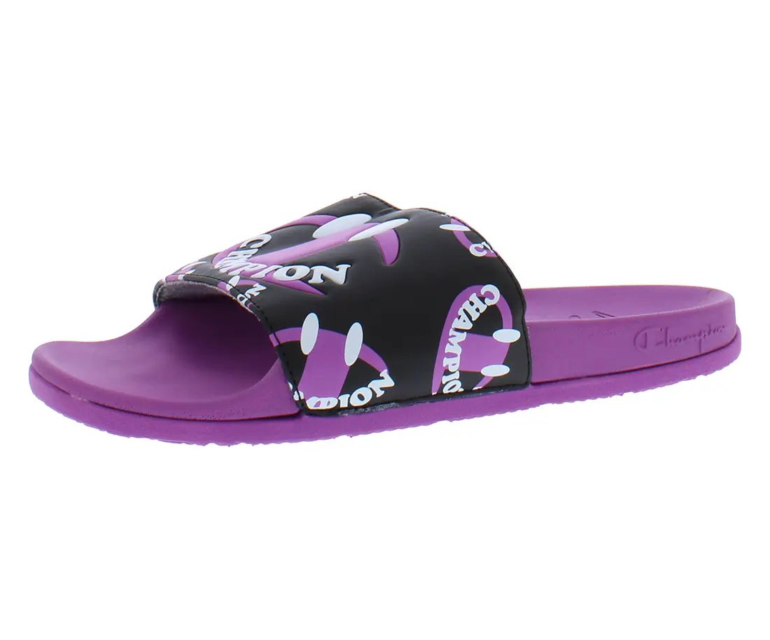 Champion Ipo Squish Smile Slide Womens Shoes, Slipper, Footwear