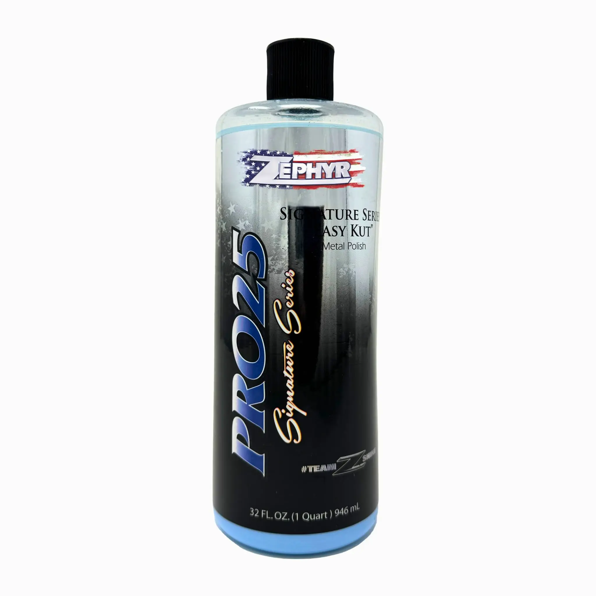 Zephyr Pro 25 Fast-Cutting Metal Polish for Automotive & Motorcycle Paint Care, Removes Dullness & Water Spots from Stainless Steel, Chrome Cutting Metal Surfaces