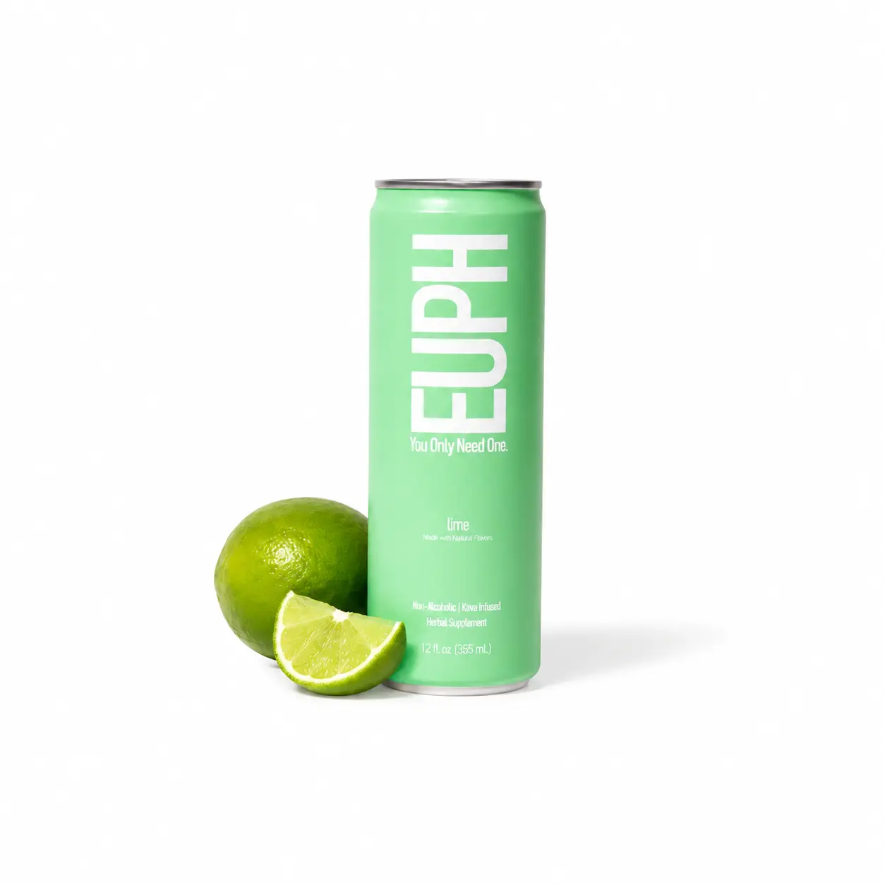 EUPH Non-Alcoholic Kava-Infused Lime Functional Beverage