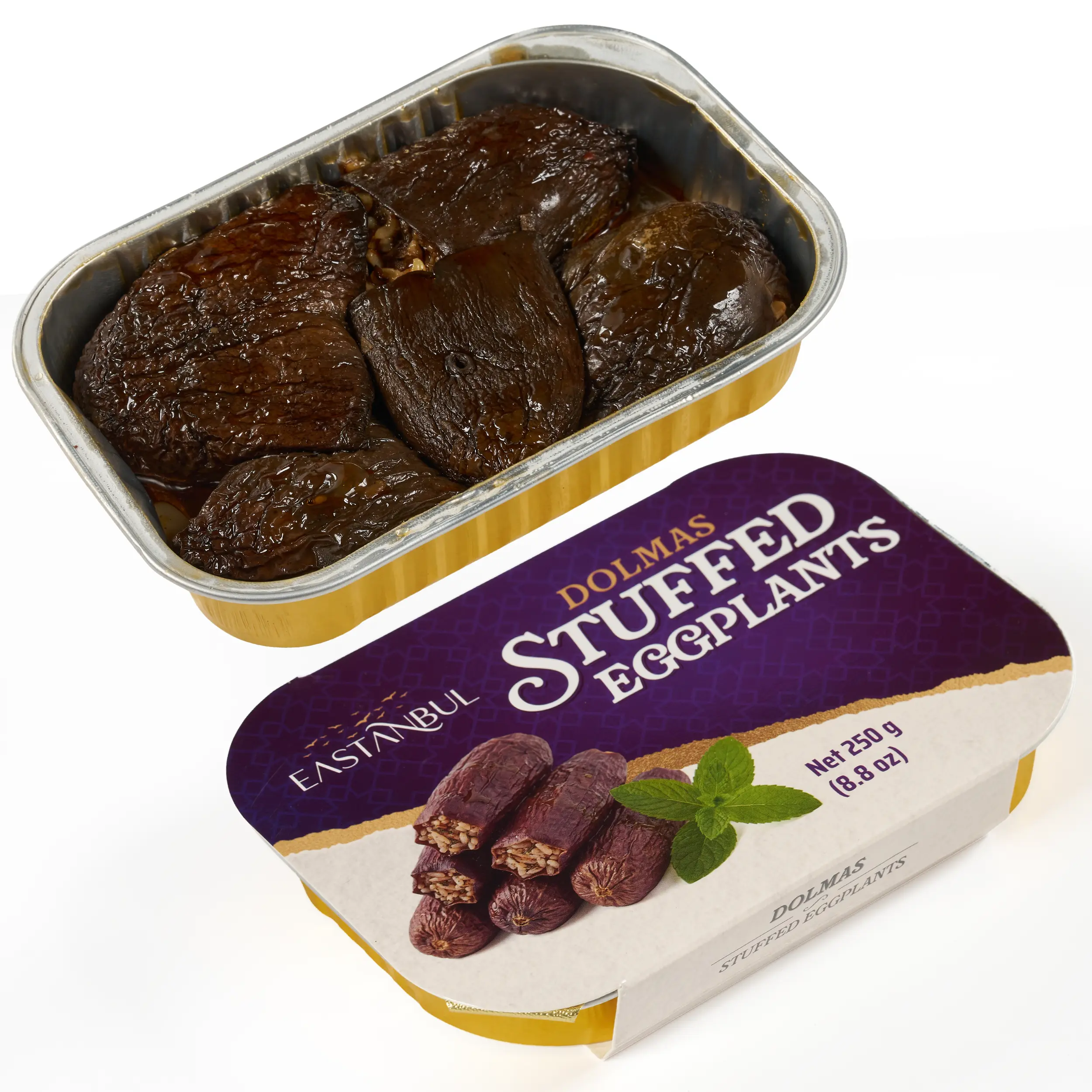 Eastanbul Stuffed Eggplants, Turkish Dried Eggplant Dolma, 8.8oz