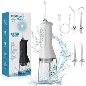 Water Flosser, 1 Box Professional Waterproof Water Flosser with Waterfall Micro Bubbles Technology, Interdental Cleaner with DIY Adjustment of Water Pressure, Oral