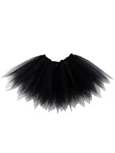 Black Fairy Costume Pixie Tutu Skirt for Kids, Adults, Plus