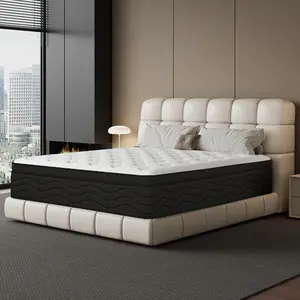 【Summervibes】LODEIJA  8/10/12/14 Inch Twin,Full,Queen,King Mattress Gel Memory Foam & Innerspring for Motion Isolation Edge Support Breathable Design Medium Firm Comfort